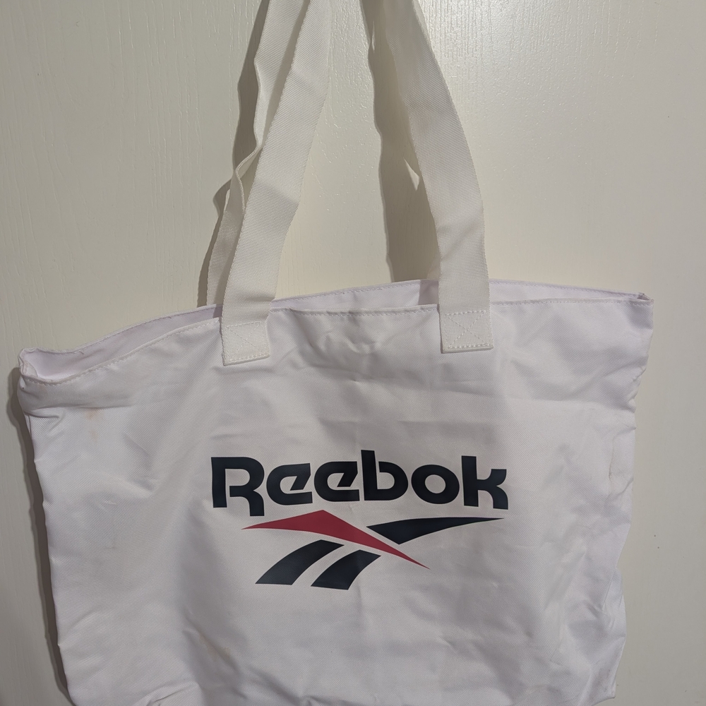 Reebok White Tote Bag